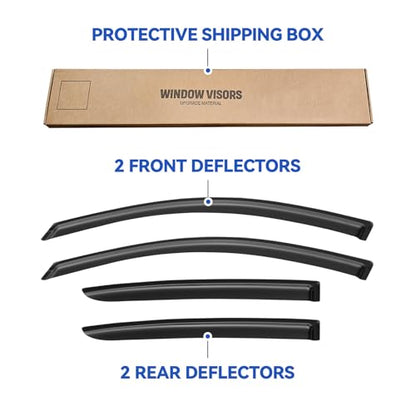Window Visors Rain Guards for 2012