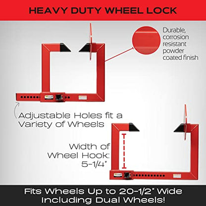 Equipment Lock Heavy Duty Wheel Lock