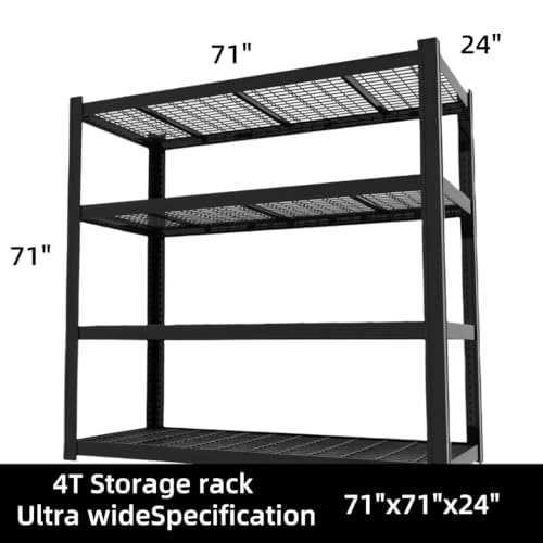 4 Tier Heavy Duty Garage Shelving