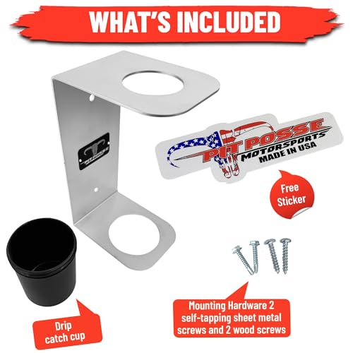 PP3364 Aluminum Oil Funnel Holder Storage Rack
