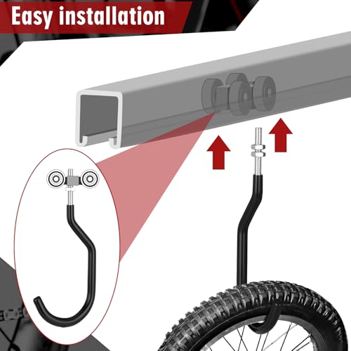 4 Pcs Machine Thread Bicycle Storage Hook
