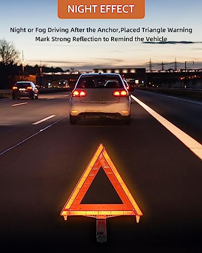 3 Pack Safety Triangles DOT Approved