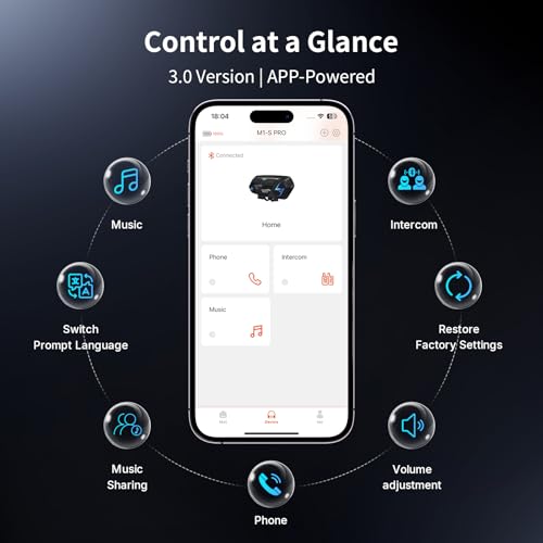 Motorcycle Bluetooth Intercom (2 Count)