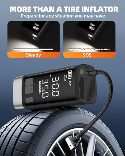Dual Cylinder Portable Tire Inflator