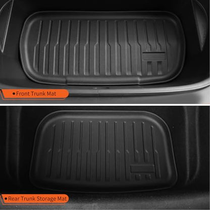 Floor Mats Cargo Liners for 2025 2026 Tesla Model Y Juniper Accessories 7PC