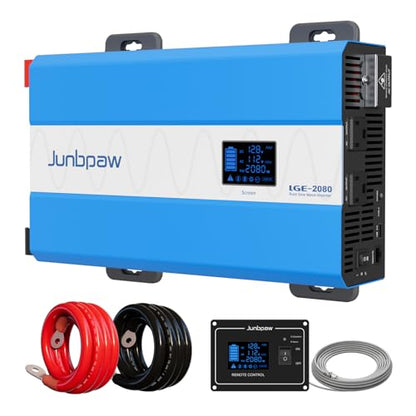 2080W Pure Sine Wave Power Inverter 12V to 120V