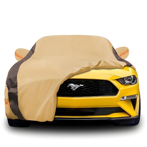 Mustang Car Cover Waterproof All Weather Compatible with Mustang 2007