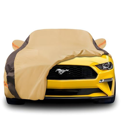Mustang Car Cover Waterproof All Weather Compatible with Mustang 2007