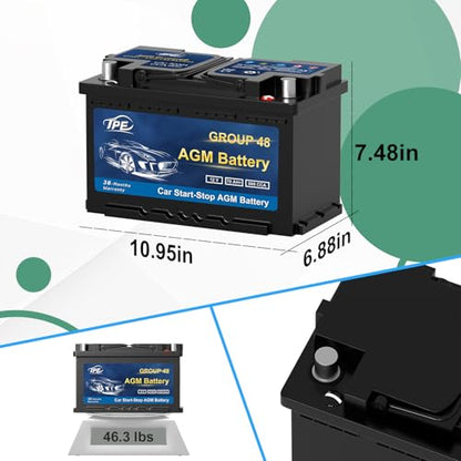 AGM Battery BCI Group 48