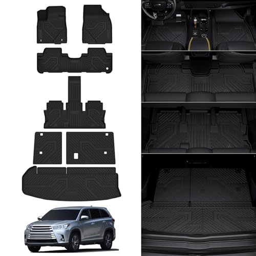 Floor Mats for Toyota Highlander 2014 (5 Count)