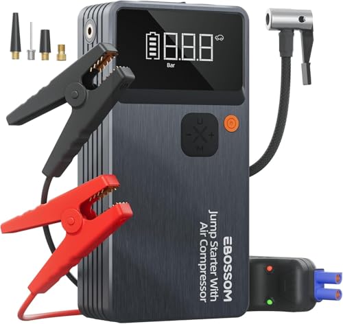 Car Battery Jump Starter with Air Compressor