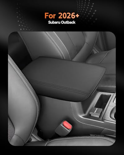 for 2026 Subaru Outback Center Console Cover Armrest Box Cover for 2026+ Outback Accessories Console Arm Rest Protector Thickened