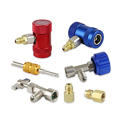 Car A C R1234YF Adapter with Self Sealing Can Tap