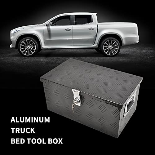 20 Inch Aluminum Tool Box 5 Bar Tread Flatbox for Truck Car Outdoor