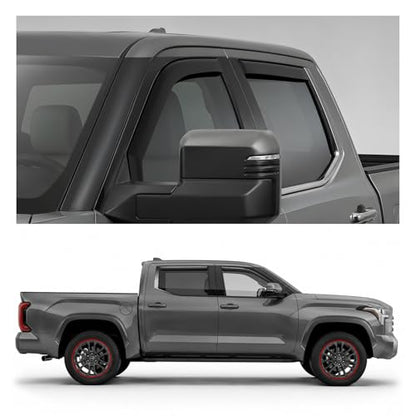 Window Deflectors Smoke Tinted In