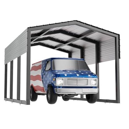Metal Carport 10x15ft Heavy