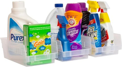 30130 Heavy Duty Plastic Shelf Bins (12 Count)