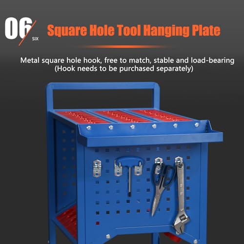 Blue Classic 50 Taper CNC Tool Holder Transfer Cart