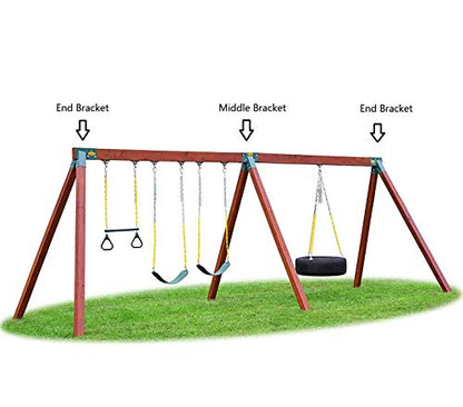Easy 1-2-3 A-Frame Swing Set Bracket, Green