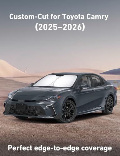 Windshield Sunshade Compatible for Toyota Camry 2025 2026