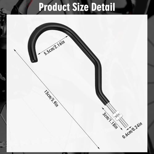 8 Pcs Machine Thread Bicycle Storage Hook