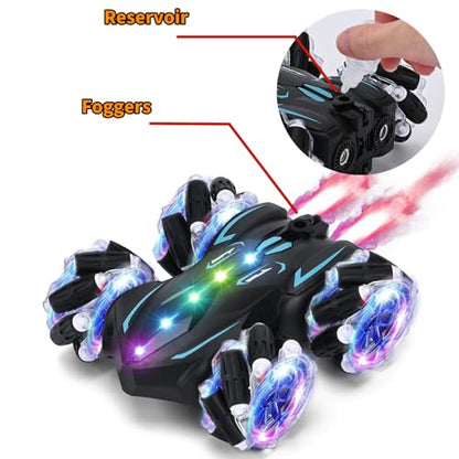 Upgraged Gesture Sensing RC Stunt Car with Lights & Music