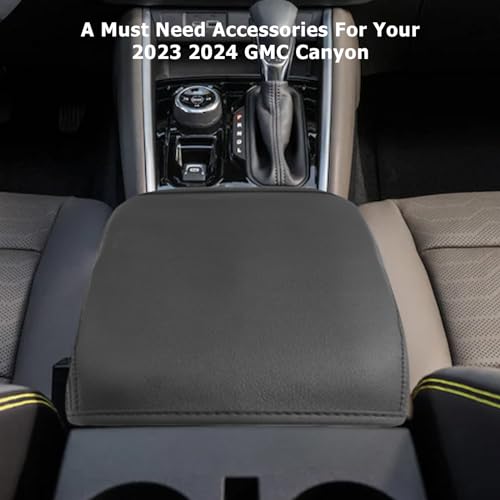 2025 2026 Canyon Center Console Cover Compatible with 2023 2024 2025 2026 GMC Canyon & Chevy Colorado Accessories Armrest Cover Center Console Pad Armrest Console Cover