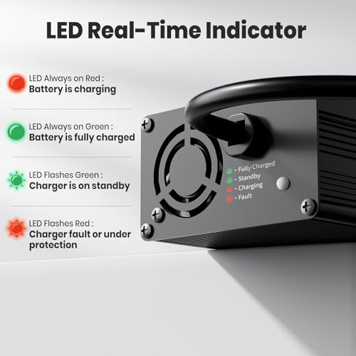 12V 10A LiFePO4 Battery Charger