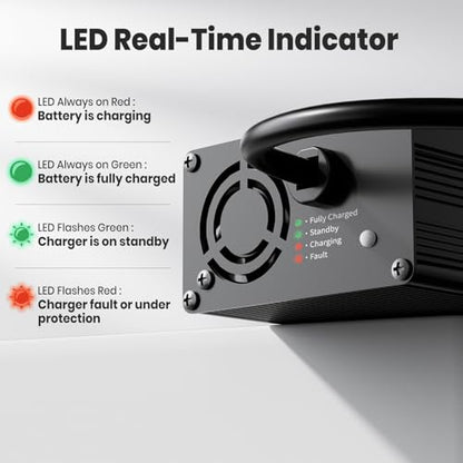 12V 10A LiFePO4 Battery Charger