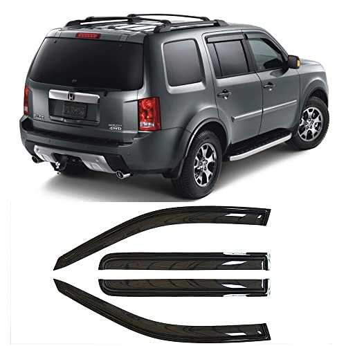Window Visors Rain Guards Smoke Color for 2009