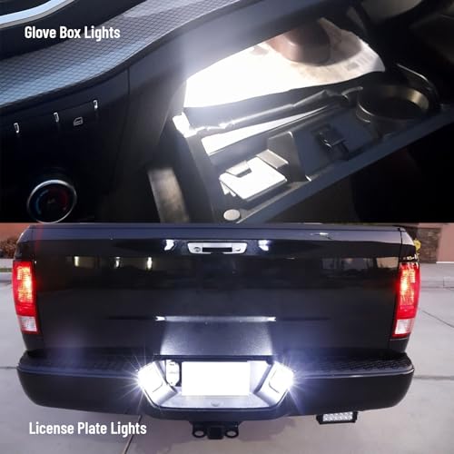 8 Piece CooL White LED Interior Lights Kit for Toyota RAV4 2016 2017 2018 2019 2020 2021 Super Bright 6000K Interior LED Lights Bulbs Package + Install Tool (8 Count)