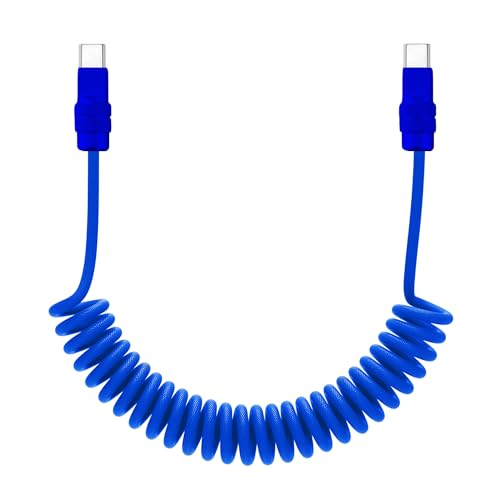 USB C to C 240W Coiled Charging Cable