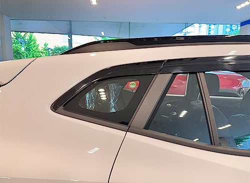 AUTOCLOVER Smoked Window Visor Sun Rain Vent Guard 4p for 2024 Trax