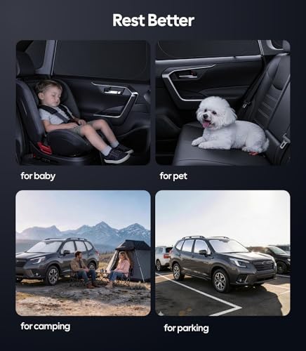 2026 8PC Full Set Window Sunshade for Subaru Forester 2019 (8 Count)
