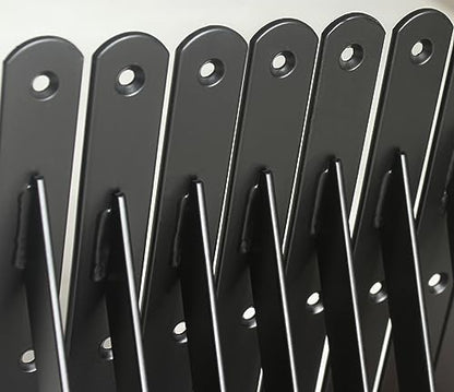 40 Pack L10 x H 8" Black Heavy Duty Shelf Brackets with Screws Metal Shelf Brackets Shelf Support Angle Brackets for Shelves L Brackets Heavy Duty Floating Shelf (40 Count)