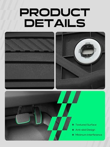 Automotive Floor Mats for Toyota Tacoma 2016 (2 Count)