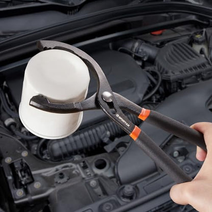 12'' Oil Filter Pliers Adjustable Oil Filter Wrench Universal