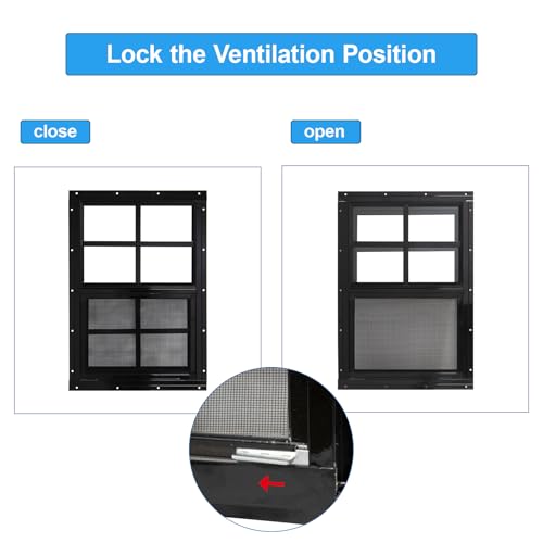 Upgraded Shed Windows 2 Pack (2 Count)