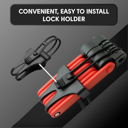 Foldable Combination Bike Lock