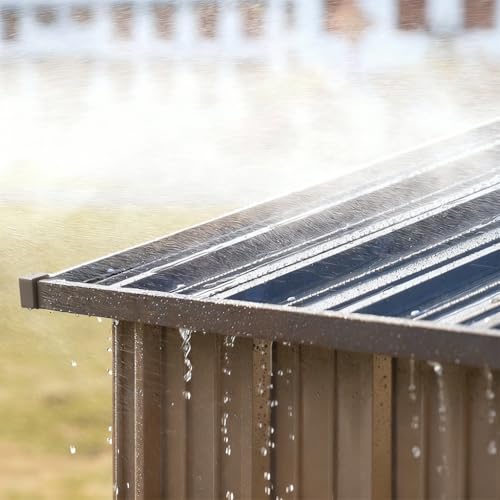 Shed Outdoor Storage Shed Metal (2 Count)