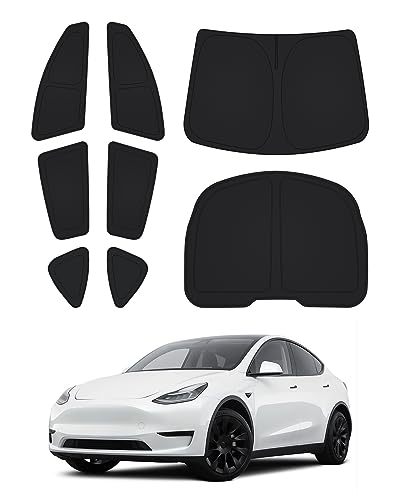 Windshield Sun Shade for Tesla Model Y 2020 (8 Count)