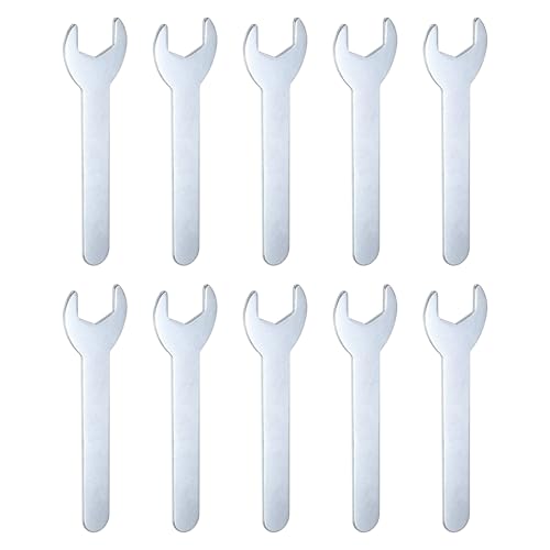 10pcs Small Wrench 17x108x2mm Metric U (10 Count)