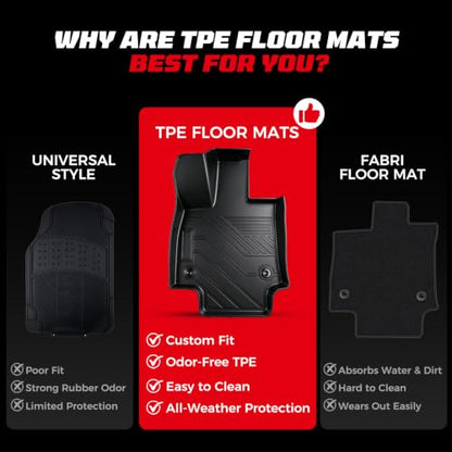 TPE Floor Mats Set for Toyota RAV4 Gas 2025 2024 2023 2022 2021 2020 2019