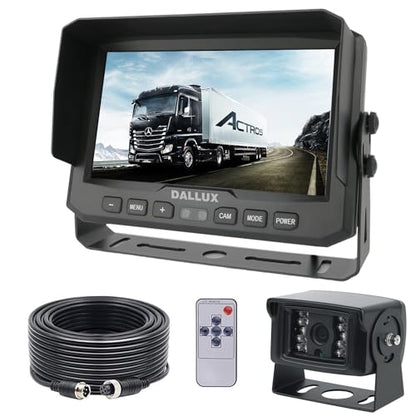 7" 1080P AHD Wired Reverse Rear View Backup Camera System