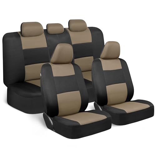 PolyPro Beige Car Seat Covers Full Set with 4