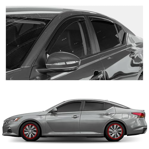 Window Deflectors Smoke Tinted in