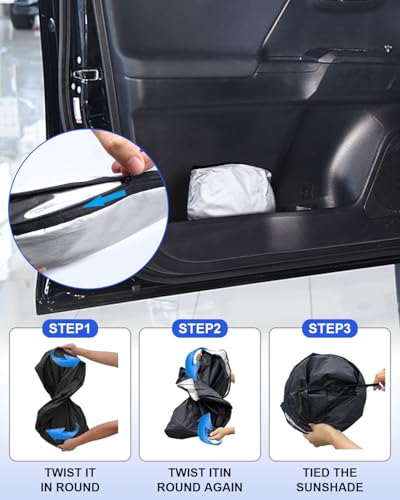 Foldable Front Windshield Sunshade fit for Toyota Tacoma 2016