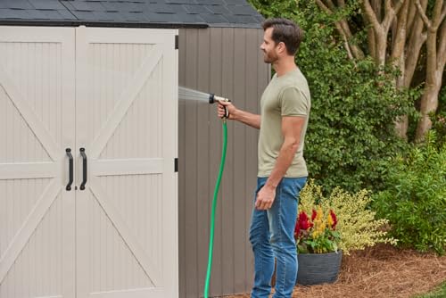 Extra Large Resin Outdoor Storage Shed With Floor