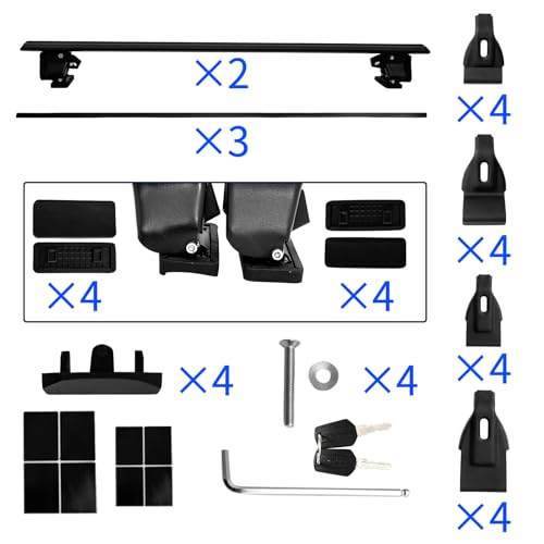 Universal 55" Roof Rack Cross Bars