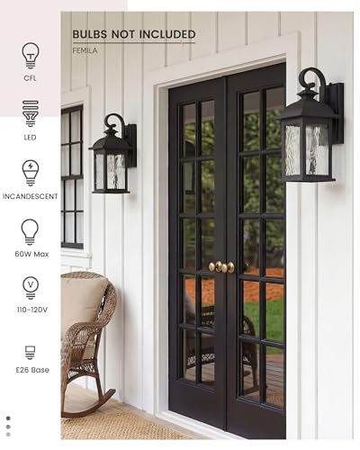 Dusk to Dawn Exterior Wall Sconce